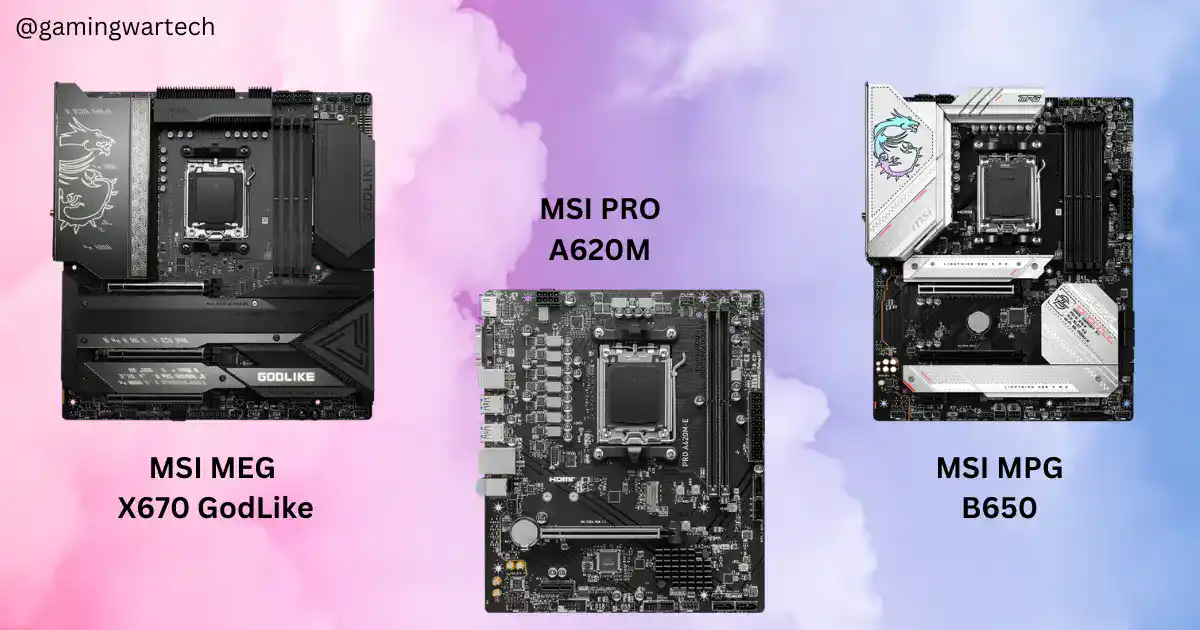 AMD motherboard names with suffixes