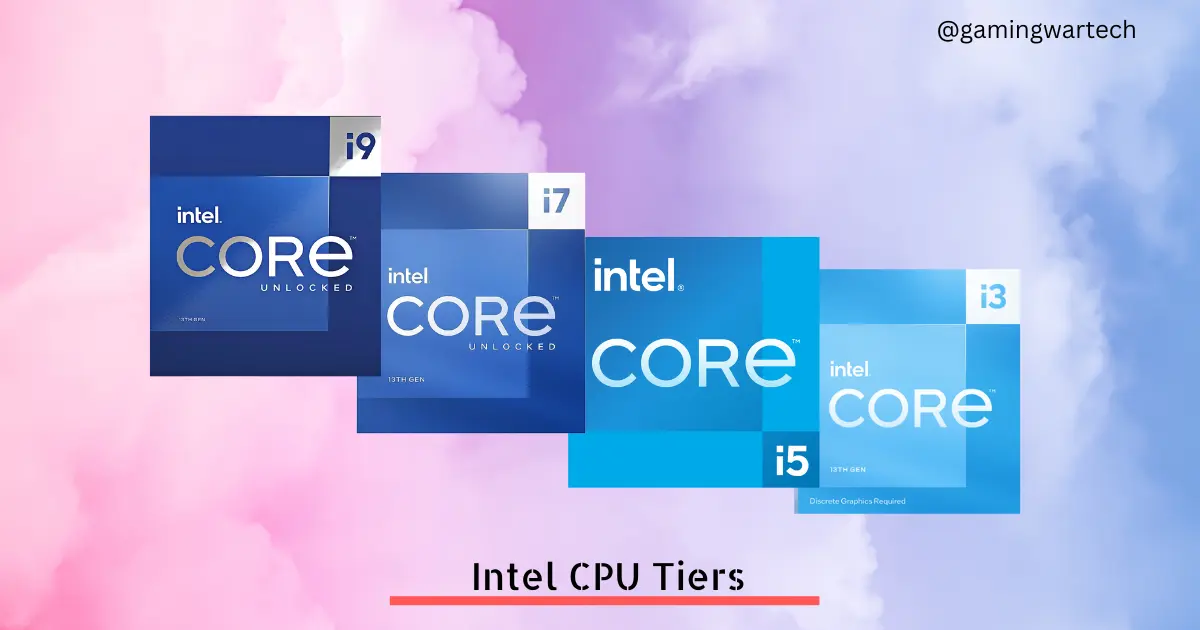Intel CPU Tiers