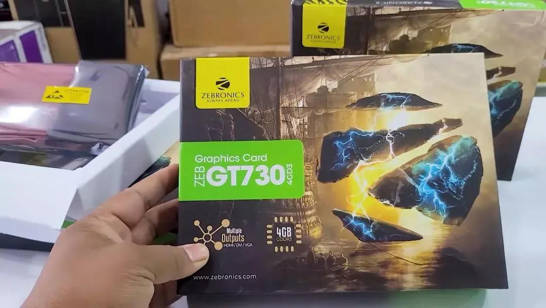 zebronics gt 730 4GB GDDR3 Nvidia GPU