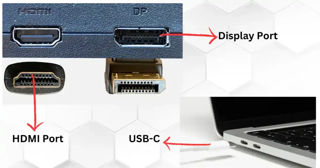 Monitor Ports - HDMI, Display Port, and USB-C